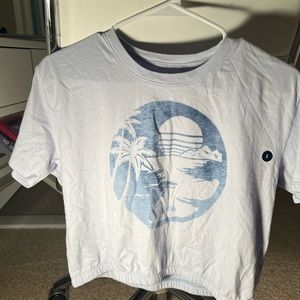 Hollister beach themed top.